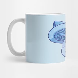 Mushroom Cat - Indigo Milk Cap Mug